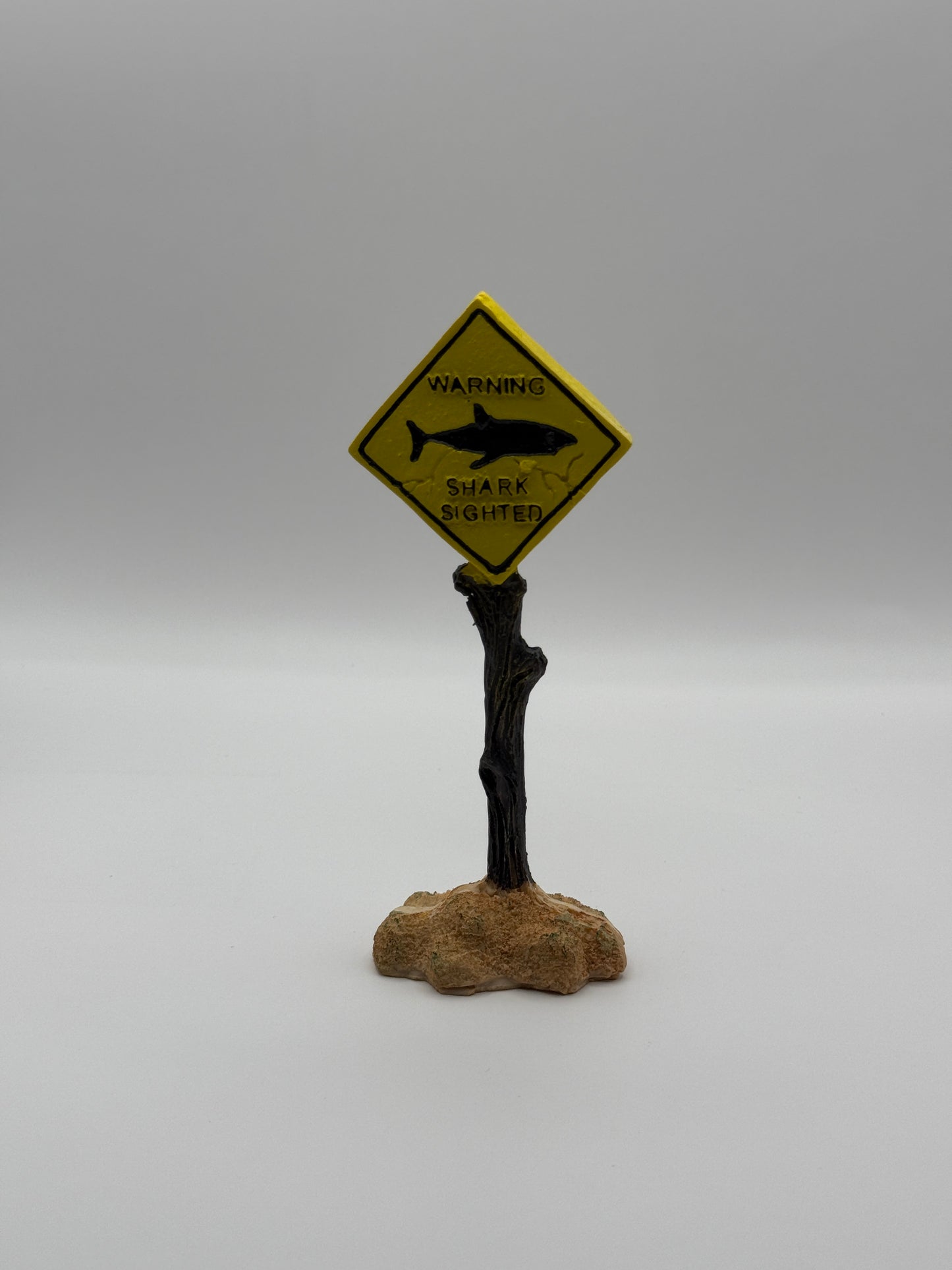 Aquarium Warnschild „Shark Sighted“ (Lustige Deko - NEU & OVP)