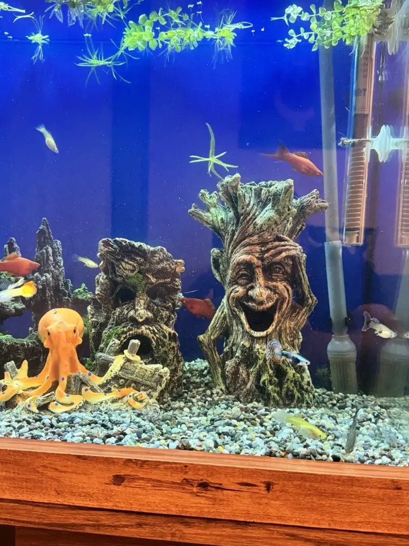 đ Aquarium-Deko "Krakenstatue" â AuffĂ€lliges Harz-Ornament fĂŒr Aquarium & Terrarium