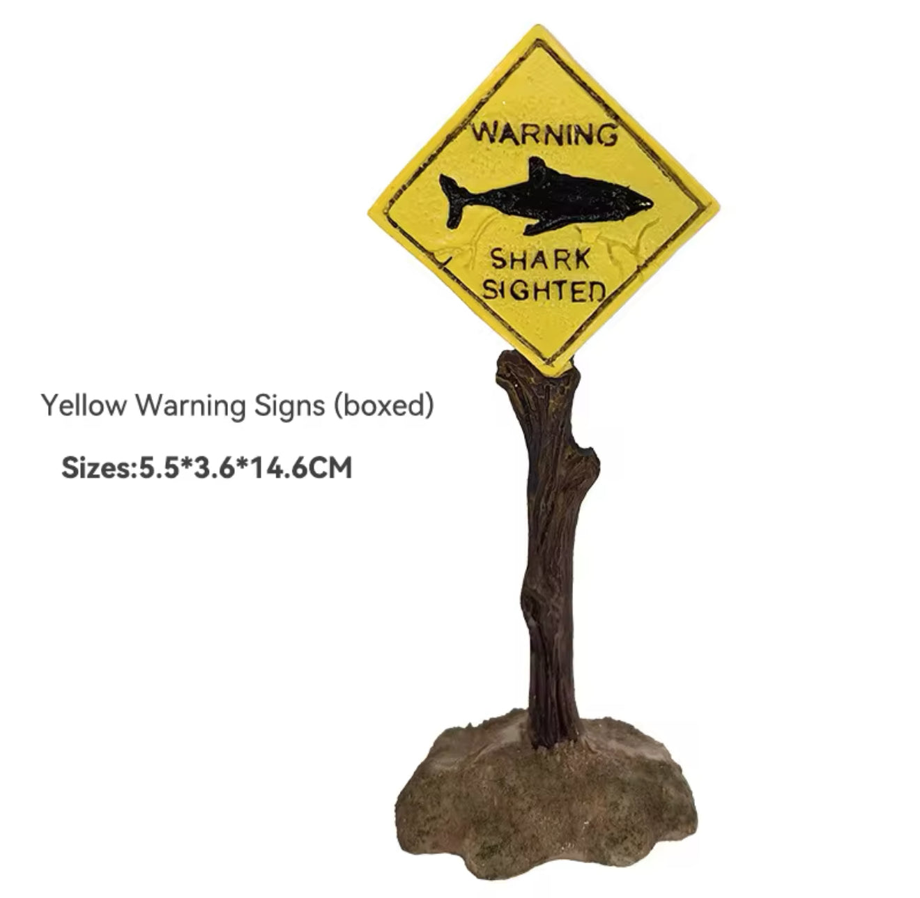 Aquarium Warnschild „Shark Sighted“ (Lustige Deko - NEU & OVP)