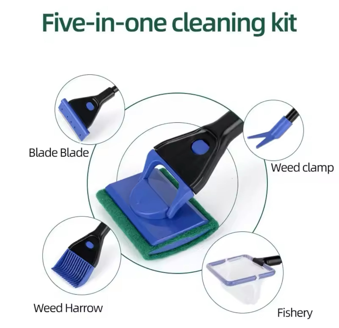 5-in-1 Aquarium Reinigungsset