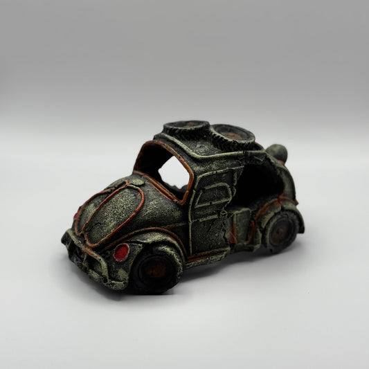 Vintage Camper Deko-Auto fürs Aquarium – Handbemaltes Resin-Ornamen