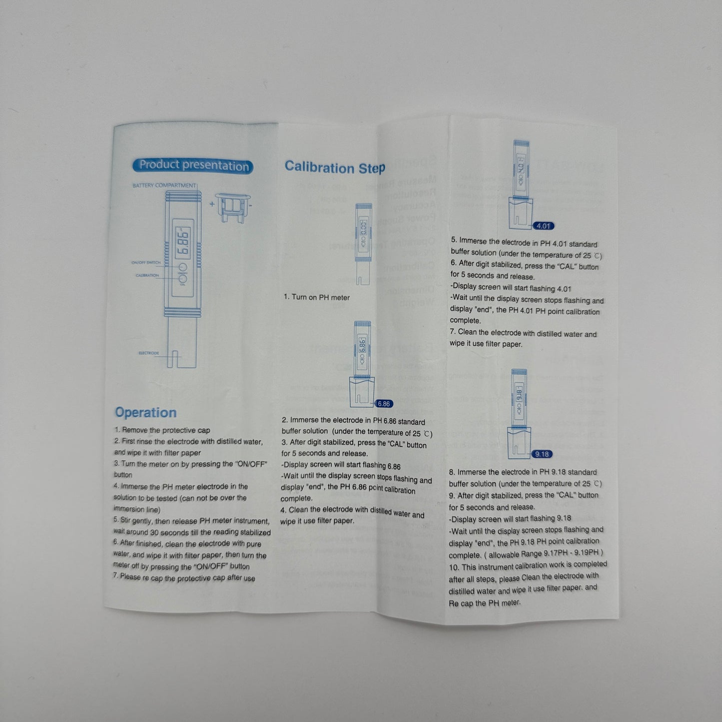 Digitaler pH-Wert Tester – Tragbares Messgerät für Aquarien & Wasseranalysen (0–14 pH)